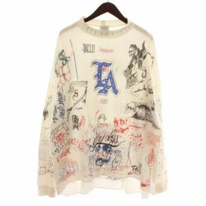 24SS BORN X RAISED BR LS TEE LA White Tシャツ