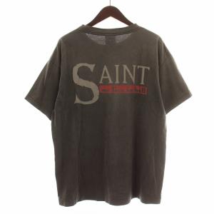 SAINTMICHAEL 23SS WE LIVE HELL Tシャツ L グレー