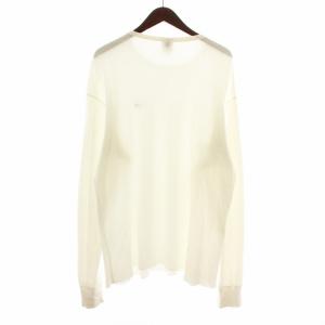 SAINTMICHAEL 25SS LS THARMAL TEE Tシャツ カットソー サーマル 長袖 ワッフル クルーネック ロゴ