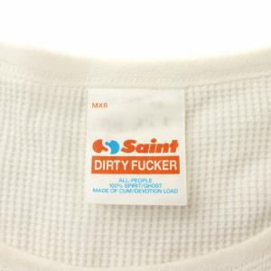 SAINTMICHAEL 25SS LS THARMAL TEE Tシャツ カットソー サーマル 長袖 ワッフル クルーネック ロゴ