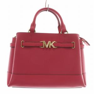 ハンドバッグ ショルダー 2WAY レザー ベルト ロゴ ゴールド金具 ピンク 35S3G6RS1T /XZ