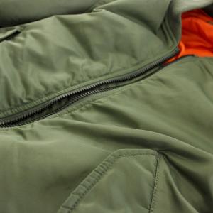 AVIREX MA-1 COMMERCIAL LOGO M グリーン