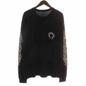 フローラルクロス ホースシュー Tシャツ L ブラック