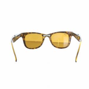 Ray-Ban WAYFARER FOLDING CLASSIC サングラス メガネ 眼鏡 折り畳み べっ甲柄 ロゴ 茶