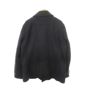 DIESEL Pコート ピーコート ショート丈 メタルボタン ウール 大きいサイズ XXL 黒 ブラック /AH24