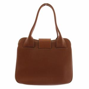 LOEWE バルセロナ ハンドバッグ 型押し ブラウン