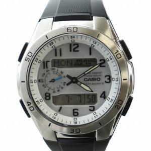 WAVE CEPTOR マルチバンド6 腕時計 ウォッチ ソーラー アナデジ カレンダー付き ロゴ ラウンド