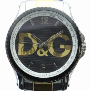 腕時計 ウォッチ クォーツ 黒文字盤 ロゴ ゴールド色 シルバー色 GY18 /MQ