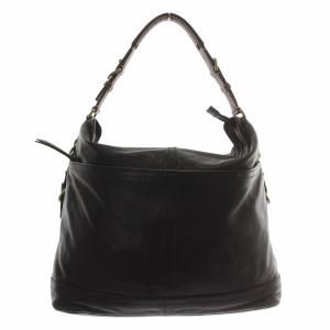 COACH ハリソン イーストウエスト サッチェル トートバッグ ショルダー 2WAY レザー 黒 ブラック 70189