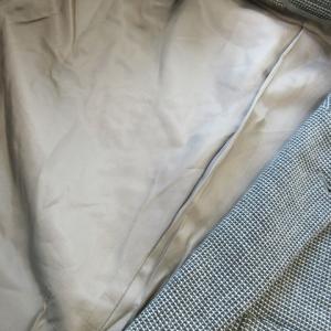 ARMANI COLLEZIONI テーラードジャケット 総裏地 チェック 総柄 大きいサイズ 54/R XXL グレー /AO11 GY11