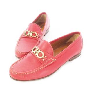 SPORT ローファー モカシン スリッポン レザー 革 ビット ガンチーニ ロゴ 6.5 23.5cm