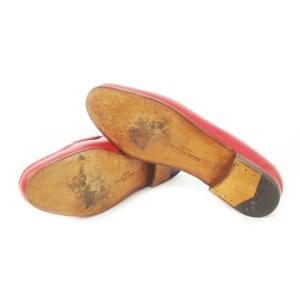 Salvatore Ferragamo SPORT ローファー モカシン スリッポン レザー 革 ビット ガンチーニ ロゴ 6.5 23.5cm