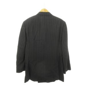 ARMANI COLLEZIONI スーツ セットアップ 上下 テーラードジャケット ダブル パンツ スラックス テーパード ウール ストライプ