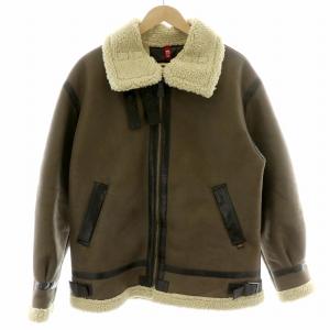 B-3 JACKET FAKE MOUTON ムートンジャケット フライトジャケット アウター ボア 軽量