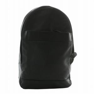 ボディバッグ ウエストバッグ レザー ロゴ 型押し 黒 ブラック F54770 /XZ GY18