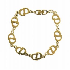 Christian Dior ブレスレット CD ゴールドカラー