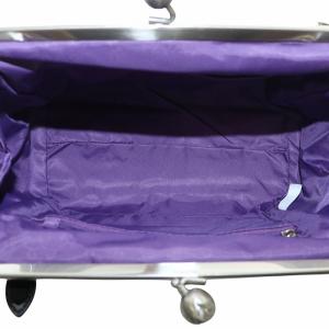 ANNA SUI ショルダーバッグ エナメル バタフライ ブラック