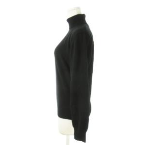 KENZO カシミヤ100％ ニット セーター タートルネック 長袖 無地 2 M 黒 ブラック /AO22 GY18