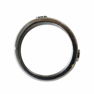 CHANEL 指輪 リング アクセサリー ココマーク ロゴ パール 真珠 チャーム ガンメタルブラック シルバー色 GY11