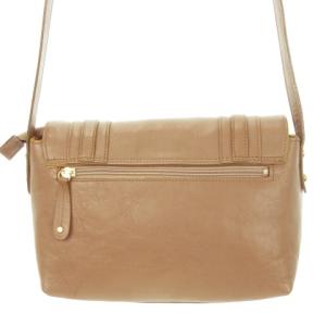 Dakota ショルダーバッグ レザー 本革 ロゴ刻印 馬蹄バックル 茶 ブラウン /AH4 GY18