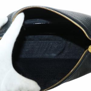 GIANNI VERSACE ハンドバッグ エナメル サンバースト ブラック