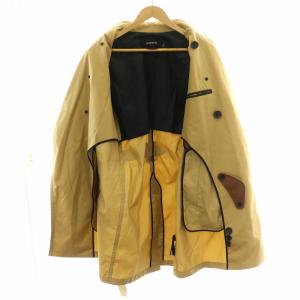 COACH トレンチコート ロング 背抜き ベルト付き S ベージュ 茶 ブラウン C5235 /MP GY42