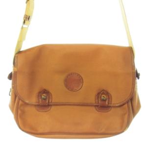 ショルダーバッグ PVC レザー 革 ロゴ クラシックデザイン 茶 ブラウン /CK4 GY18