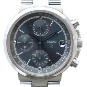 ルキア lk 腕時計 ウォッチ クォーツ クロノグラフ カレンダー付き シルバー色 7T92-0AA0