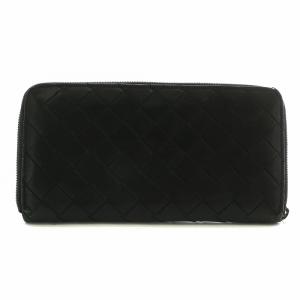 BOTTEGA VENETA 593217 イントレチャート ロング ウォレット 長財布 ラウンドファスナー レザー 太目 ジップアラウンド