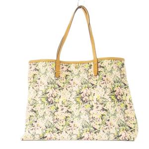 トートバッグ PVC レザー 革 ビッグサイズ 大容量 ダブルTロゴ 花柄 ピンク 10010539 /CK11