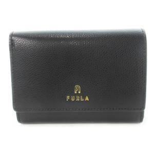 二つ折り財布 ウォレット 小銭入れあり レザー 革 ロゴ 黒 ブラック /CK29 GY18