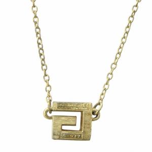 GIVENCHY ネックレス アクセサリー ペンダント ロゴ ラインストーン ゴールド色 GY18 /MQ