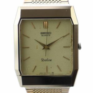 Dolce 腕時計 クォーツ スクエア ゴールドカラー 9521-5110
