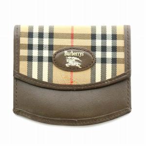 コインケース  ノバチェック ブラウン ベージュ