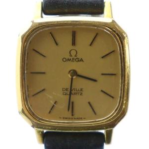 DE VILLE デビル 腕時計 ヴィンテージ アンティーク ウォッチ クォーツ スクエア レザーベルト