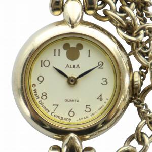 ディズニー Disney アルバ ALBA ミッキーマウス 腕時計 バングルウォッチ ブレスウォッチ クォーツ