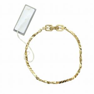 GIVENCHY ブレスレット アクセサリー バングル ロゴ 刻印 ゴールド色 GY18 /MQ