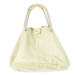 KENZO ハンドバッグ 2way 変形 レザー 革 ロゴ ベージュ /CK14 GY11