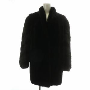 銀サガ エレガンスエルファー Elegance L fur ファーコート アウター 毛皮 ミンク ミドル