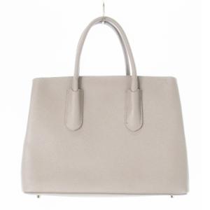 FURLA ハンドバッグ 2way ショルダーバッグ レザー 革 ロゴ グレー /CK5 GY18