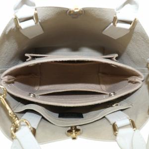 FURLA RIBBON BUCKET ハンドバッグ ショルダー 2WAY レザー ロゴ マグネット ゴールド金具