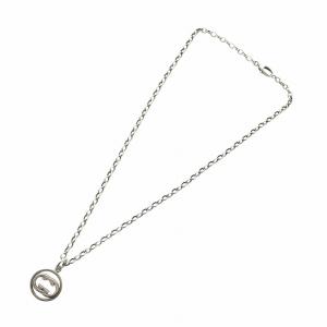 GUCCI ネックレス アクセサリー ペンダント インターロッキング ロゴ Silver925 シルバー色 GY18