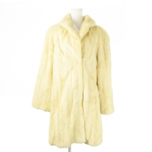 パールミンク ファー コート F ベージュ