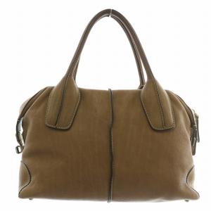 TOD'S ハンドバッグ ショルダー 2WAY レザー 茶色 ブラウン /XZ GY11
