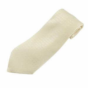 ネクタイ シルク 総柄 ホワイト