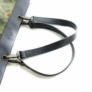 Jean Paul GAULTIER トートバッグ Vサイバー ナイロン グリーン