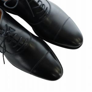 Jalan Sriwijaya バンドン Bandung ビジネスシューズ 革靴 ロゴ レザー ストレートチップ 6 25cm 黒 ブラック