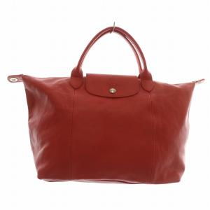 ルプリアージュ トートバッグ ハンド ショルダー 2WAY ナイロン レザー 折りたたみ式 内側総柄 ロゴ