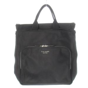 ハンドバッグ 2way リュックサック デイパック ナイロン ロゴ 黒 ブラック /CK15 GY18