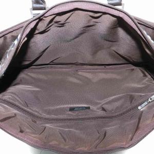 BURBERRY BLACK LABEL ビジネスバッグ ブリーフケース ナイロン レザー チェック柄 ロゴプレート 紺 ネイビー 茶色 ブラウン